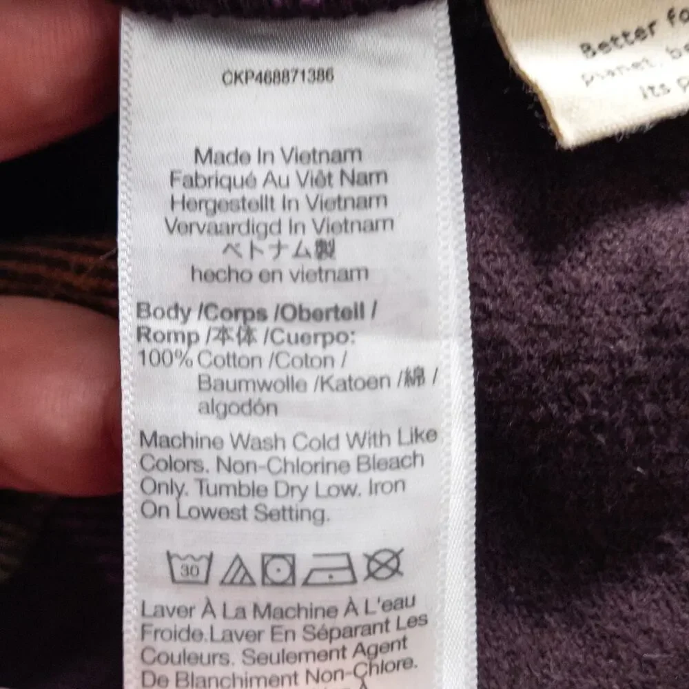 Madewell Rigby Plaid Shacket Purple Orange XL Oversized Heritage Layer - Picture 10 of 11